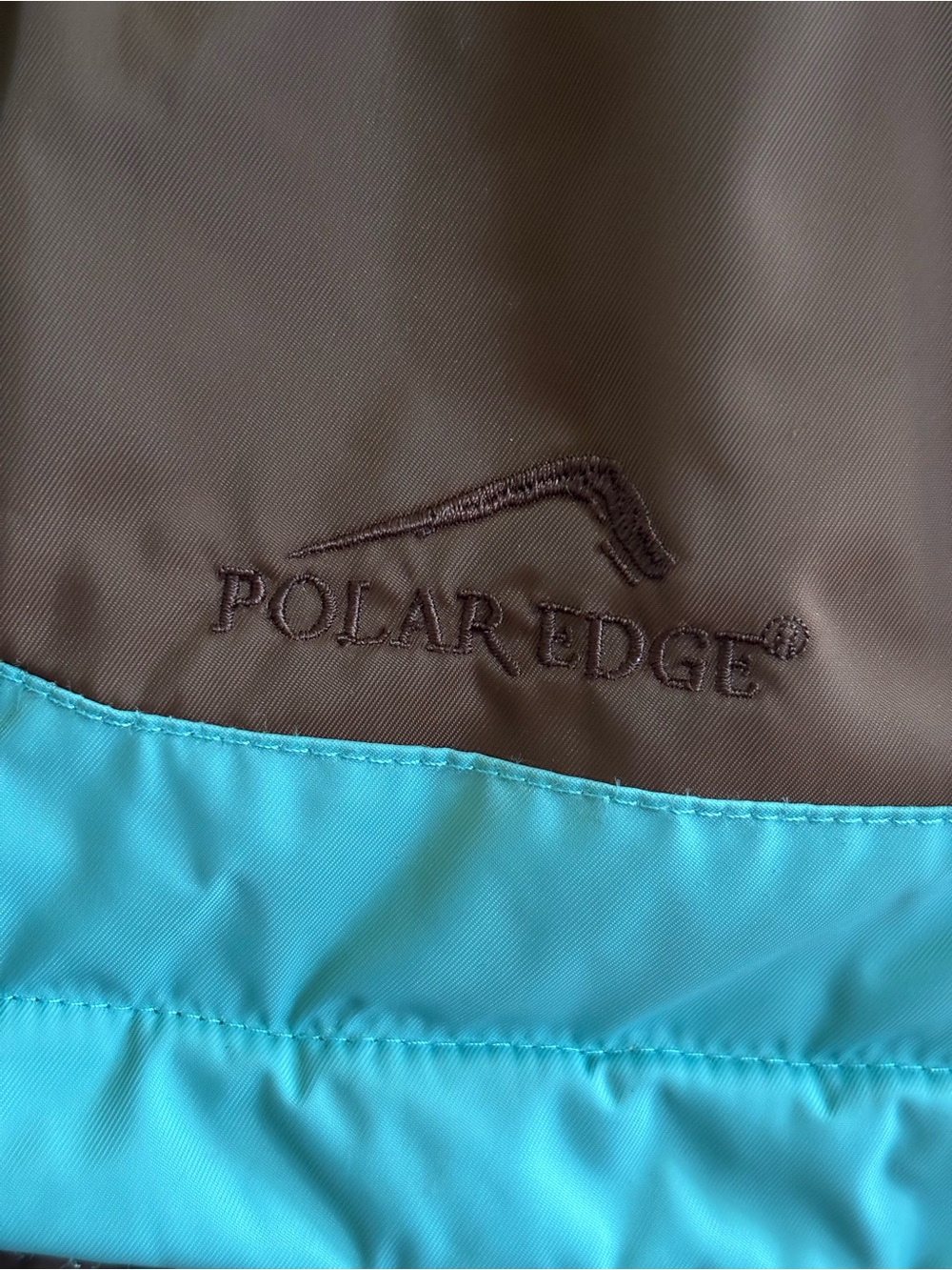 Brown & Teal Ski Jacket - Women's Snow Coat - Picture 3 of 9